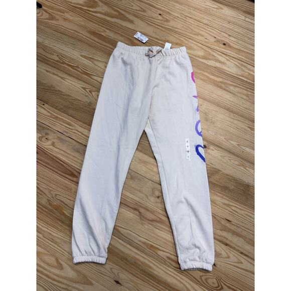 The Children’s Place Kids Girls Peace Love Pink Fleece Size Large 10/12 NWT - Picture 1 of 9